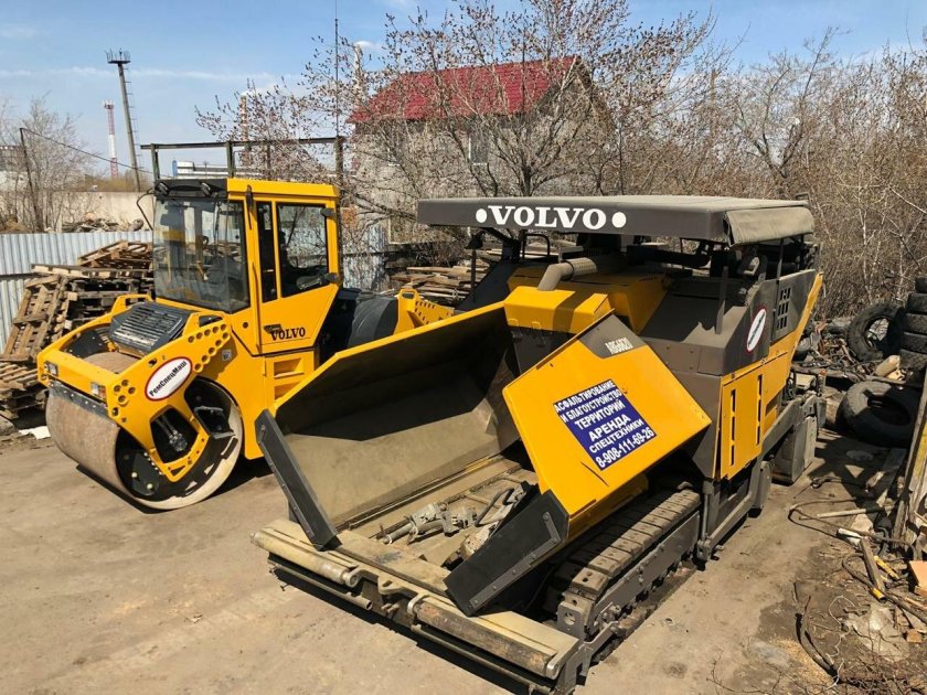 Асфальтоукладчик Volvo abg 8820