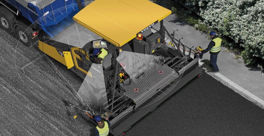 Асфальтоукладчик Volvo p7820c