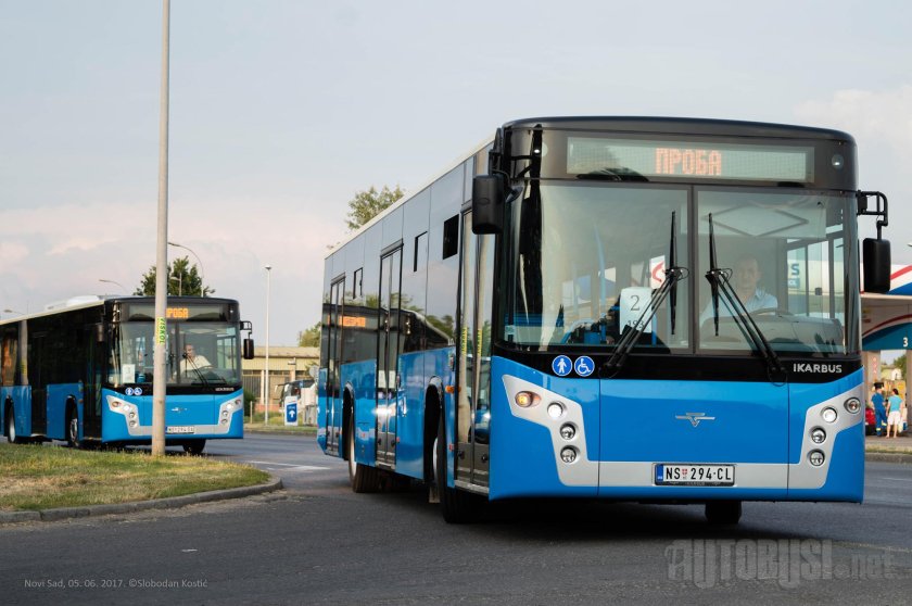 Общественный транспорт нови сад