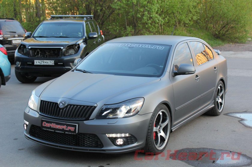 Тюнинг оптики Октавия а5