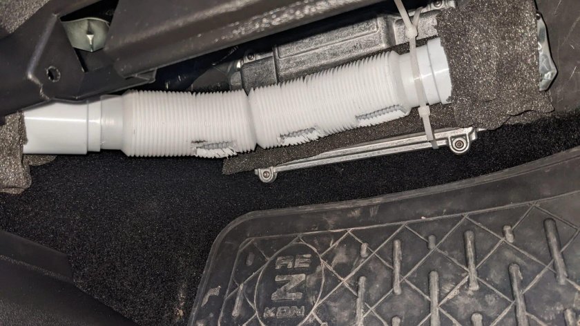 Обдув в ноги Нива