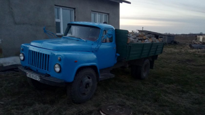 ГАЗ 53 дрова водить