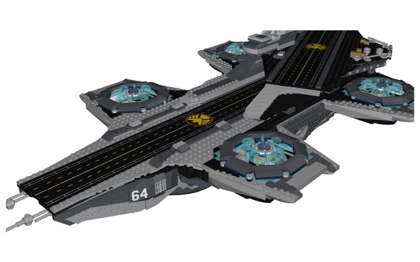 Корабль Ника Фьюри лего