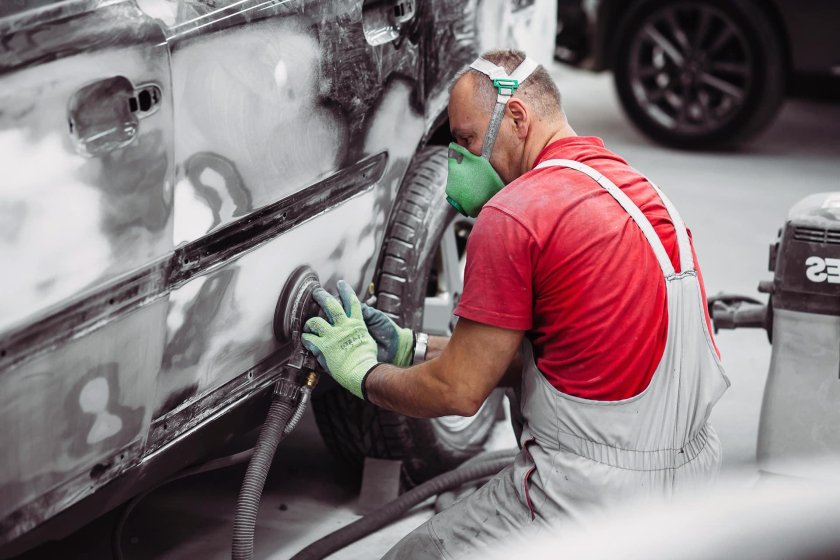 Рихтовка машины