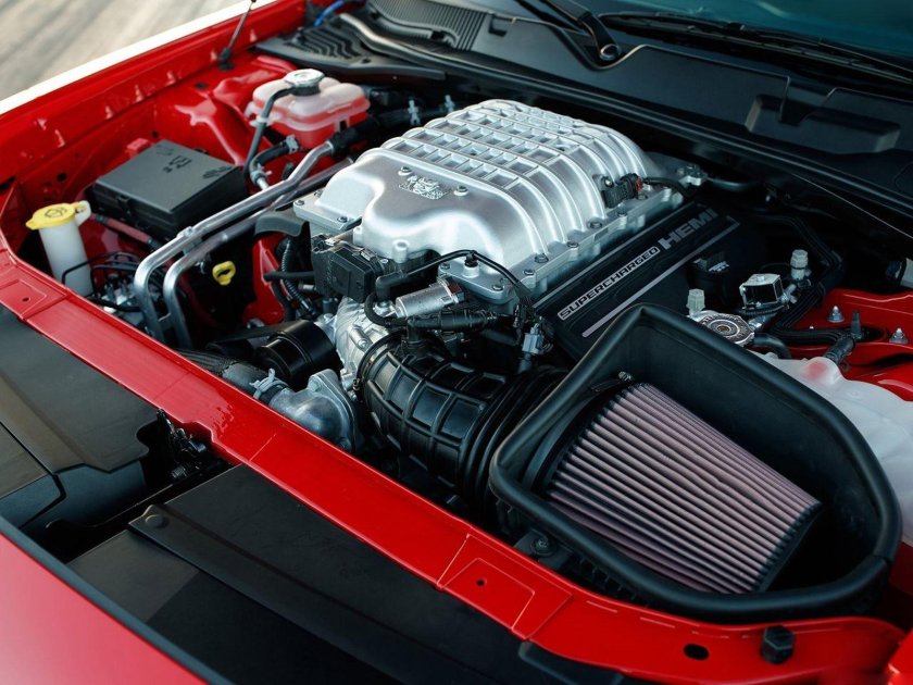 Dodge Challenger srt Demon двигатель