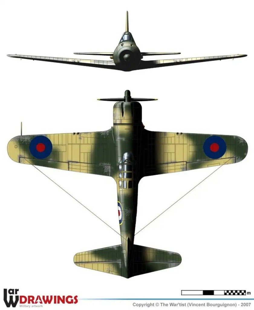 Американский истребитель Vultee p-66 Vanguard