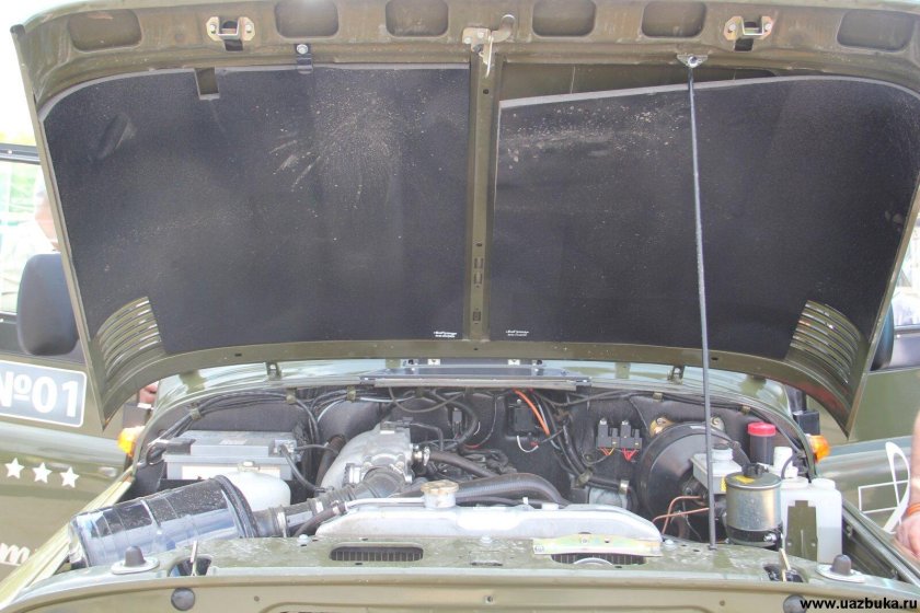 Шумоизоляция моторного отсека УАЗ 469
