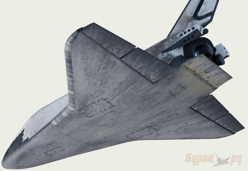 Шаттл Буран 3d model