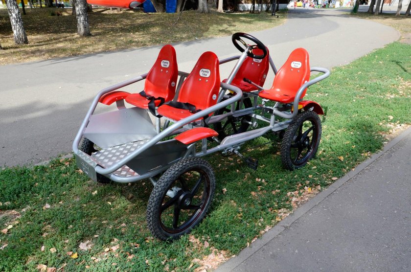 Веломобиль Berg Duo Coaster BFR