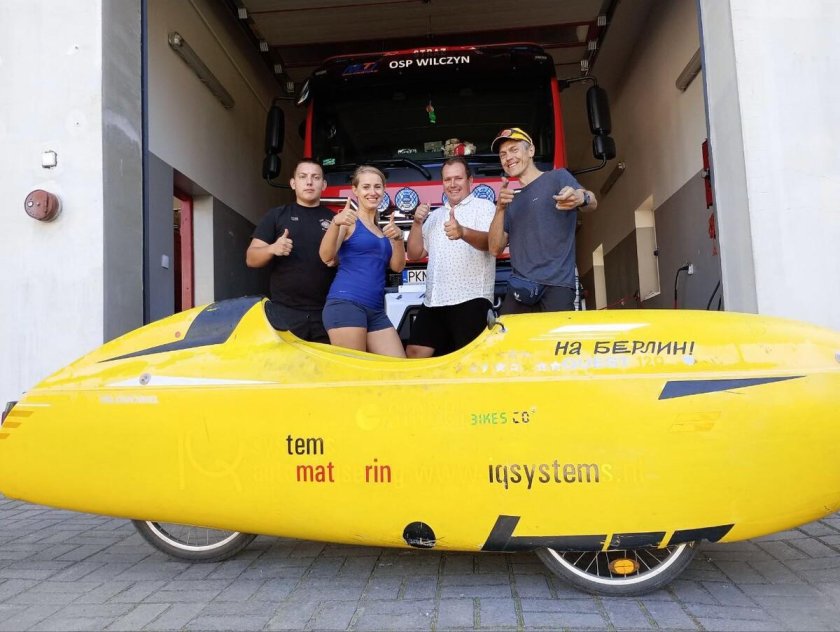 Веломобиль leiba hybrid