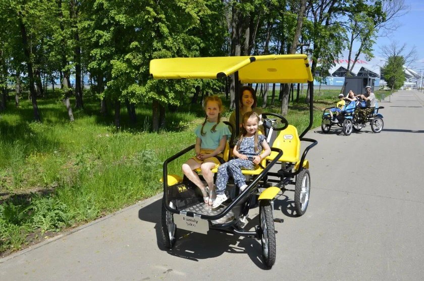 Семейный веломобиль Berg