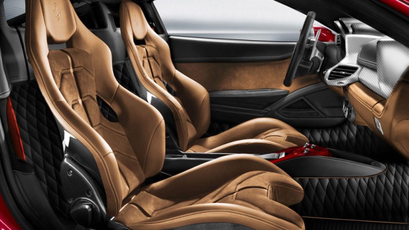 Ferrari 458 spider салон