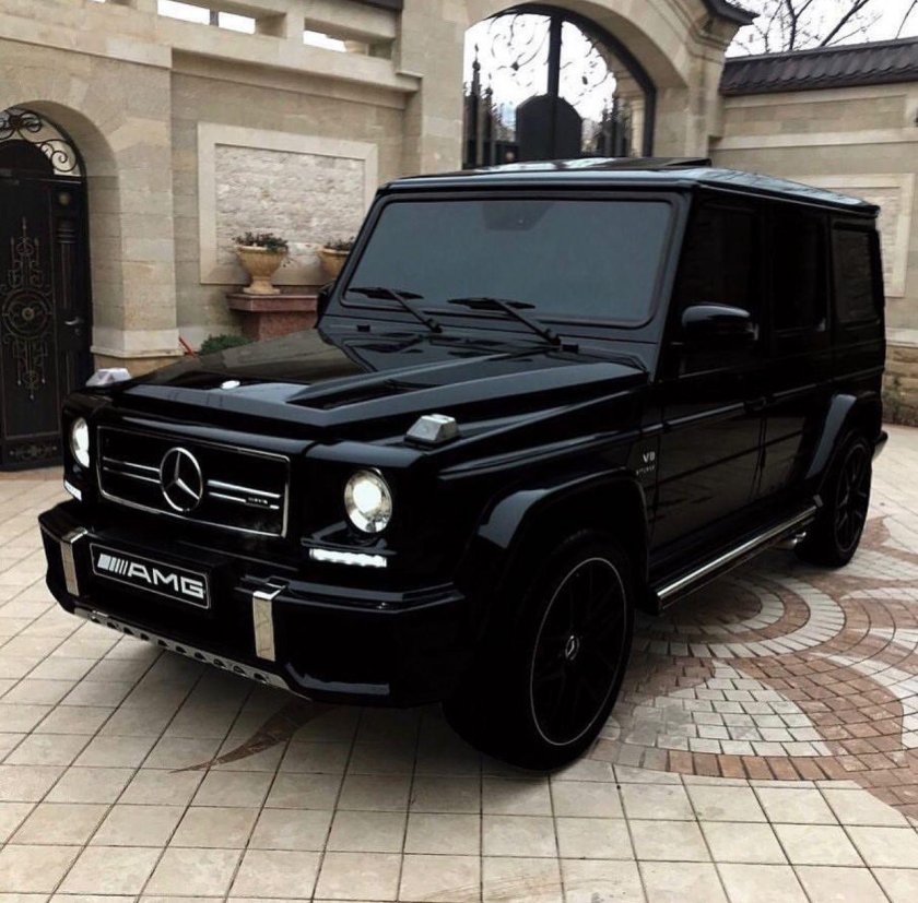 Мерседес гелендваген черный тонированный