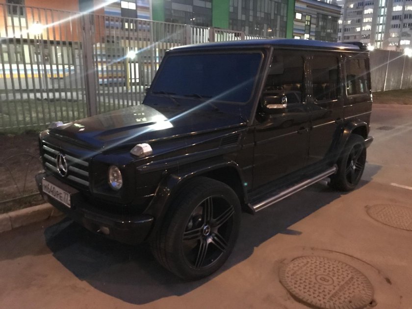 Тонированный Мерседес Гелендваген