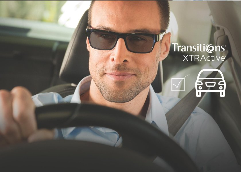Фотохромные линзы transitions xtractive