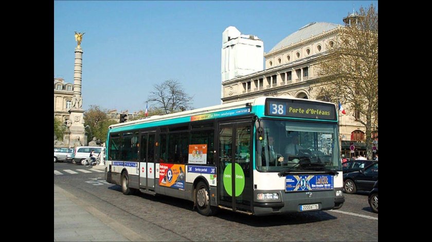 Общественный транспорт париж