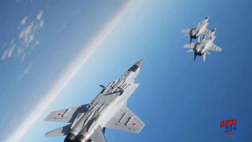 Миг 31 в стратосфере