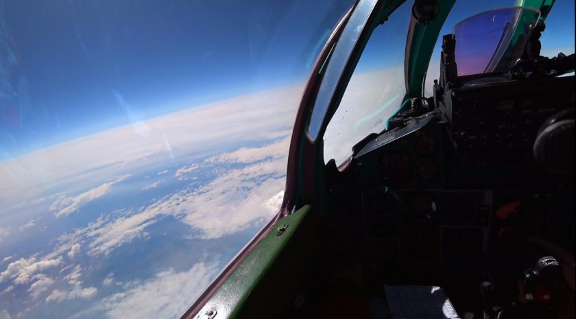 Миг 31 в стратосфере