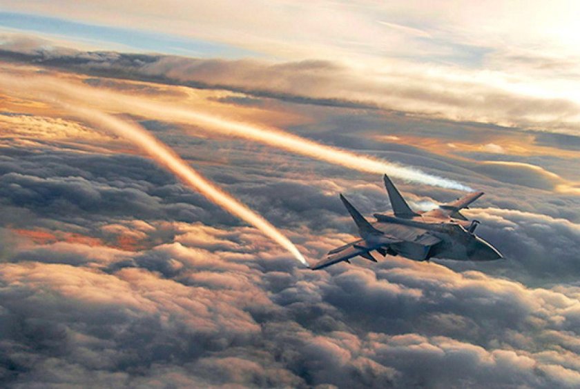 Миг 31 в стратосфере
