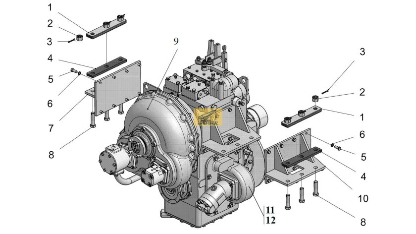 Коробка передач Амкодор 332в