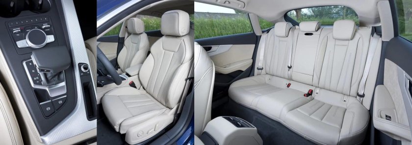 Ауди а5 задний ряд