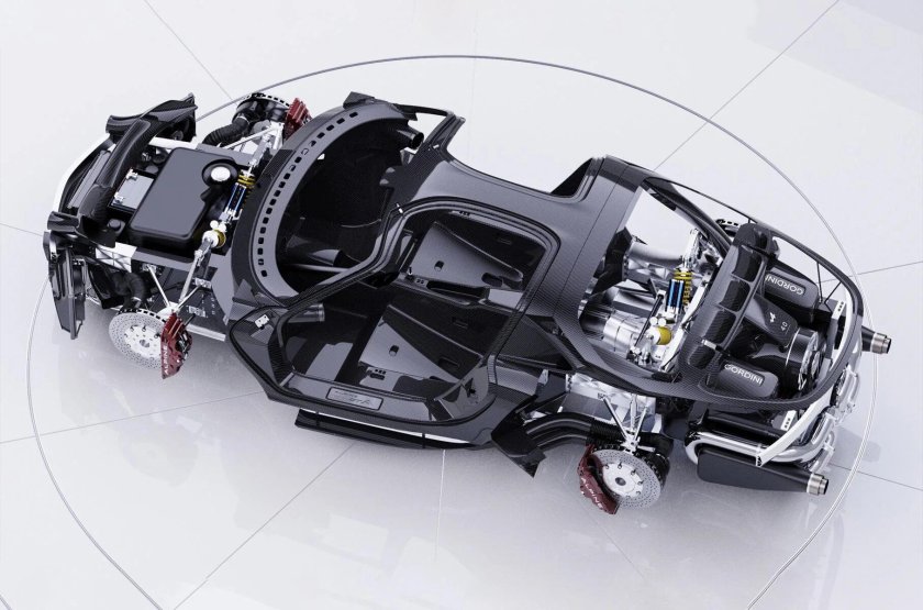 Карбоновый монокок Макларен