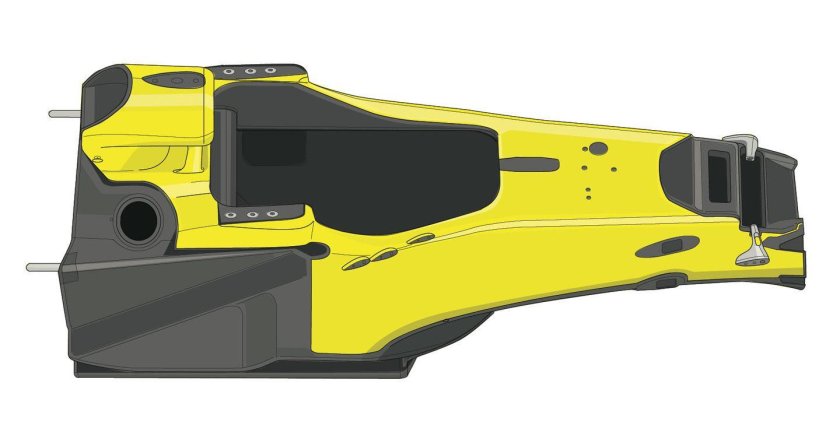 Монокок машины формулы 1