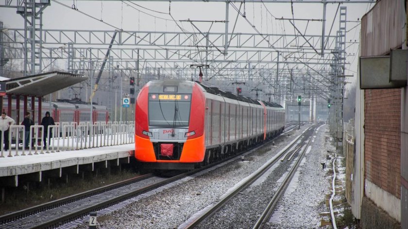 Электричка Ласточка МЦД