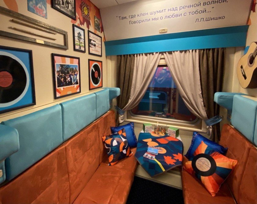 Купе в поезде