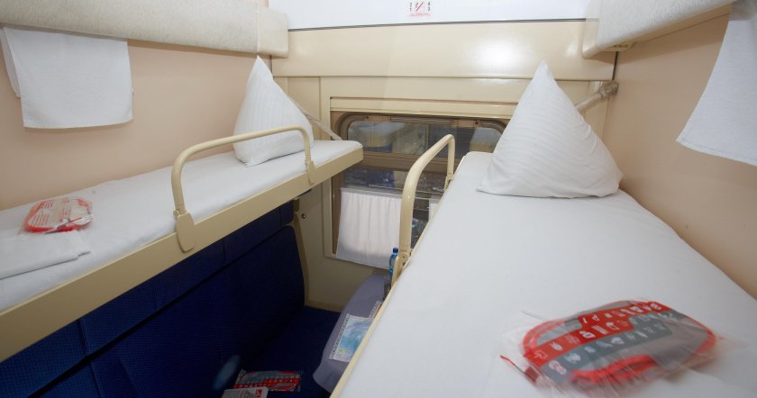 Купе верхняя полка ФПК