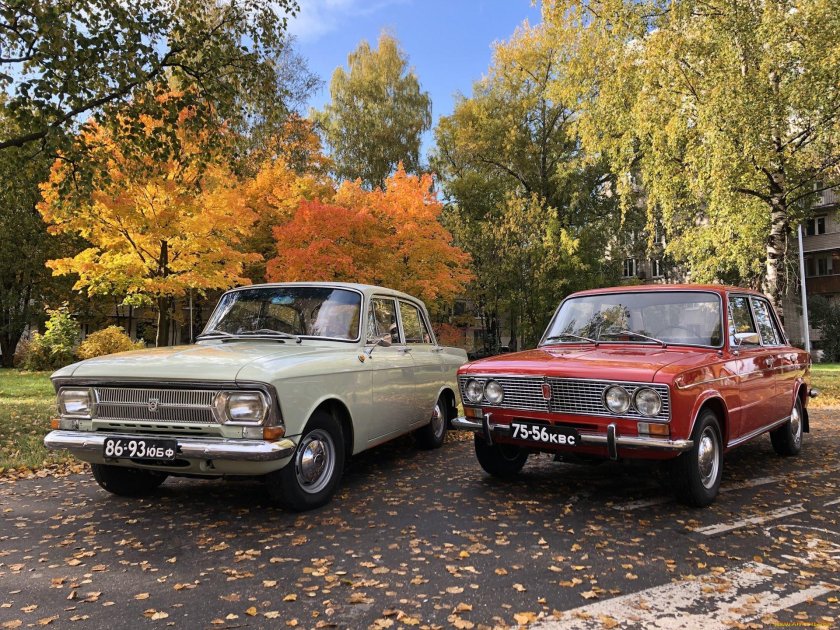 ВАЗ 2103 И Москвич 412