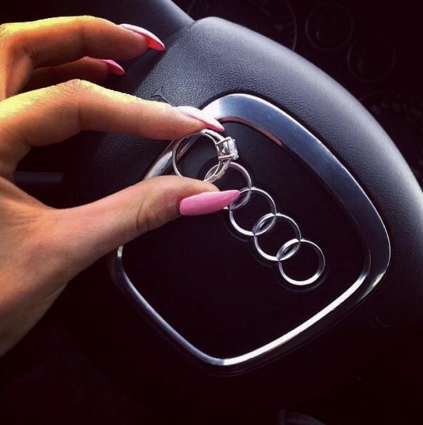 Руль Ауди а4 и кольцо