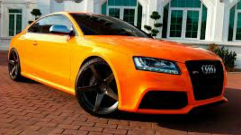 Ауди rs3 оранжевая