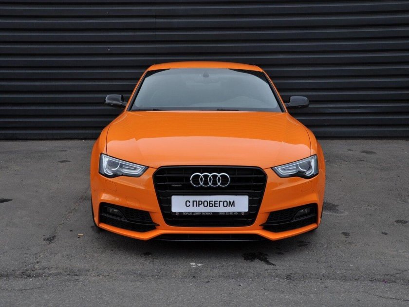 Audi a5 оранжевая
