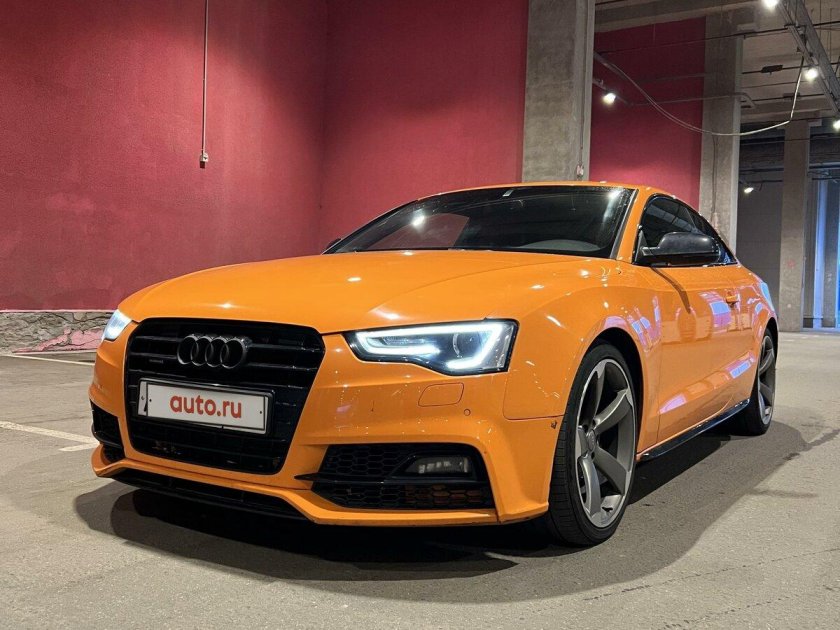 Ауди а5 купе оранжевая
