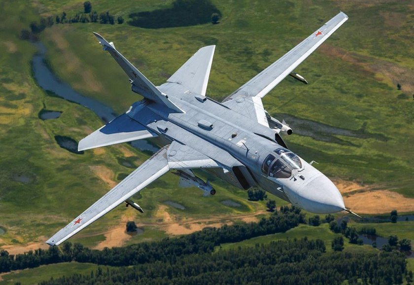 Фронтовой бомбардировщик су 24 м