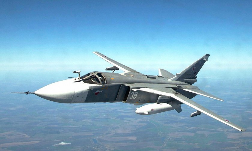 Фронтовой бомбардировщик Су-24м