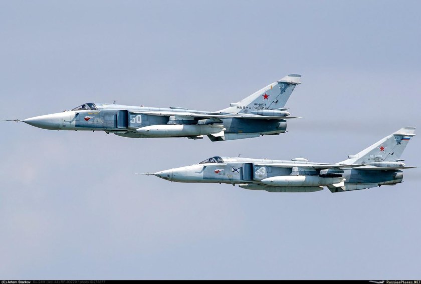 Фронтовой бомбардировщик Су-24м