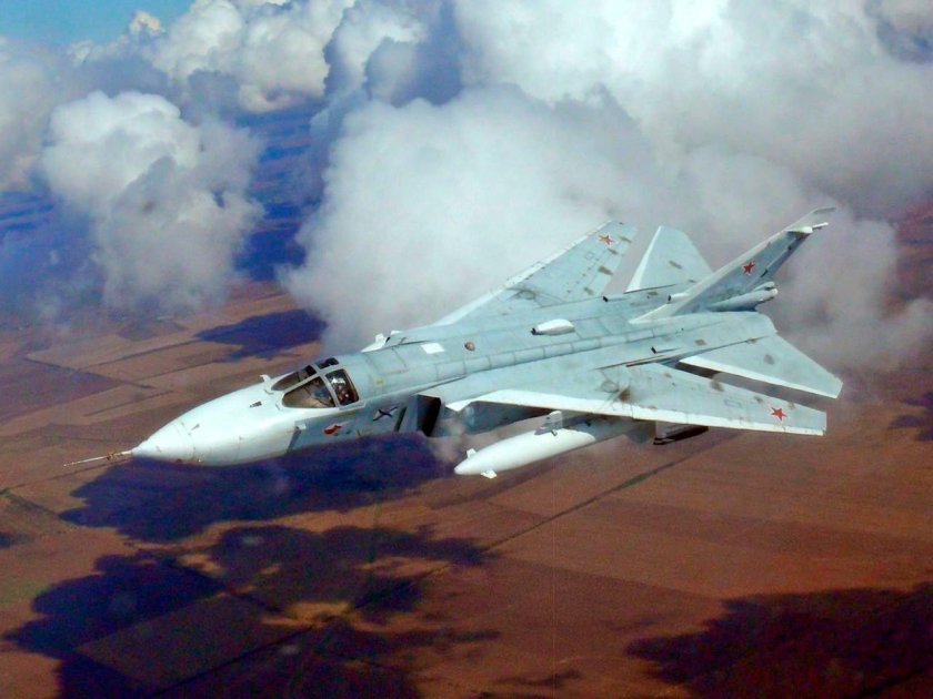 Летающий танк самолет Су 24