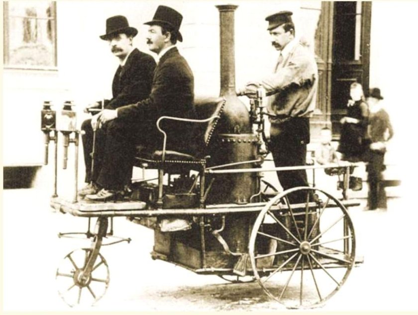 Паровые автомобили 19 века