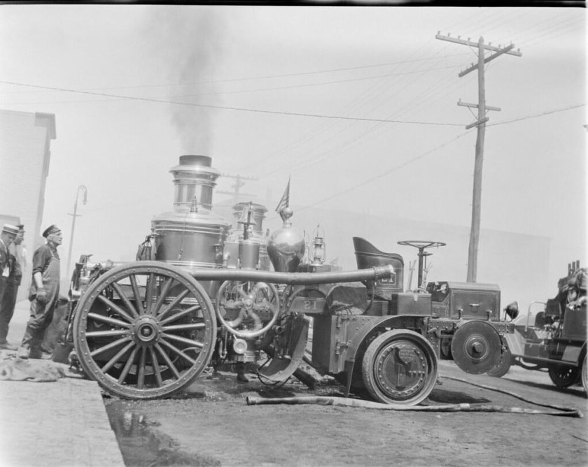 Паровая пожарная машина 1841