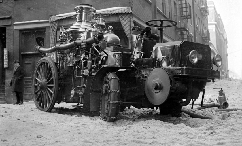 Паровая пожарная машина 1841