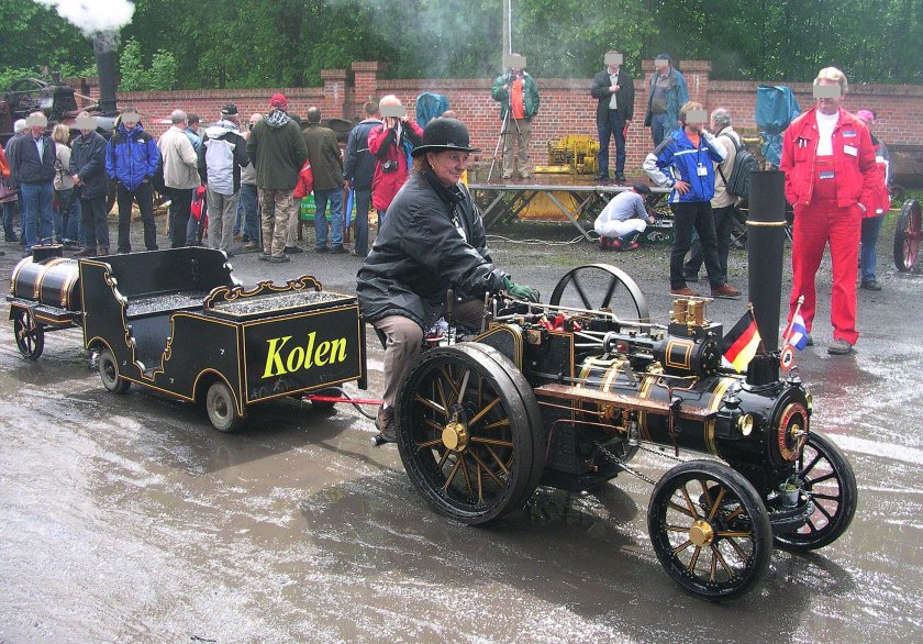 Паровой локомобиль Голубкова