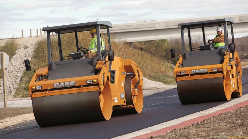 Асфальтовый каток Либхер