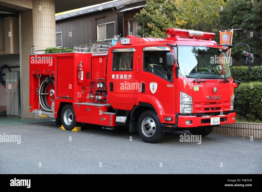 Японская пожарная машина