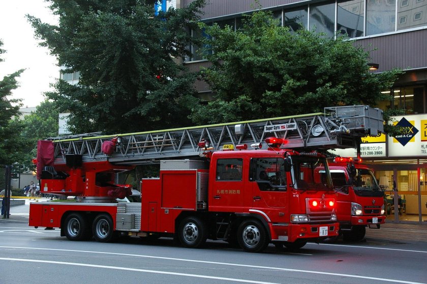 Пожарная машина Хино