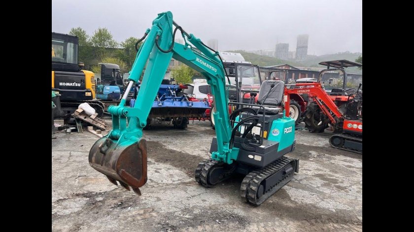 Мини-экскаватор komatsu pc02
