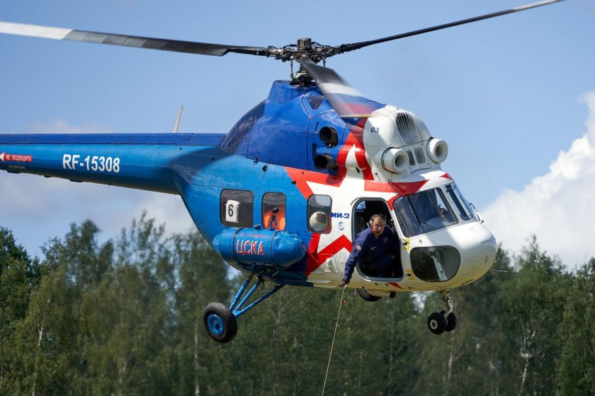 Соревнования на вертолёте