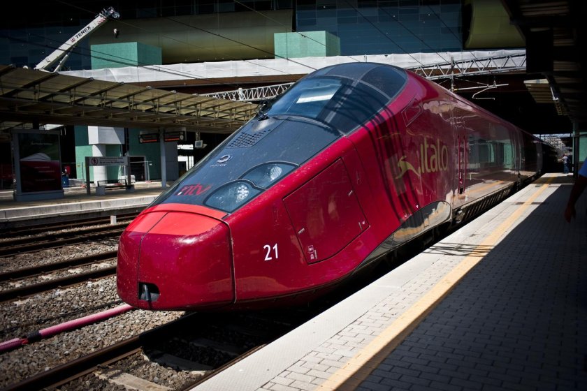 Скоростной поезд италия italo