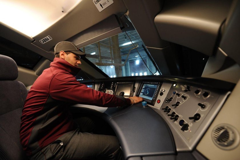 Сапсан кабина машиниста